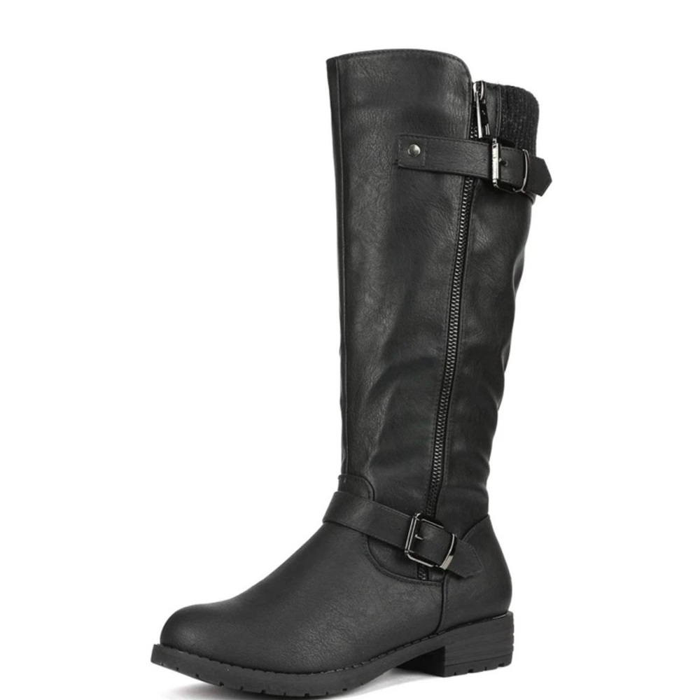 Dream Pairs Black under the Knee Boots